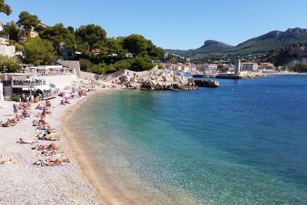 Cassis Calanques, 2 Pieces Grande Terrasse Vue Mer Exteriör bild